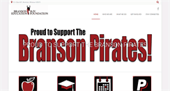 Desktop Screenshot of bransoneducationfoundation.org