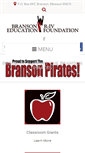 Mobile Screenshot of bransoneducationfoundation.org